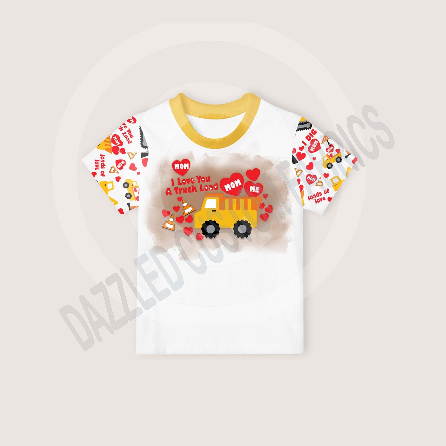Mom - Love you a Truckload -Sublimation Transfer/Digital Image