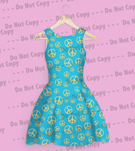 Load image into Gallery viewer, Peace Everywhere~Teal- Seamless File
