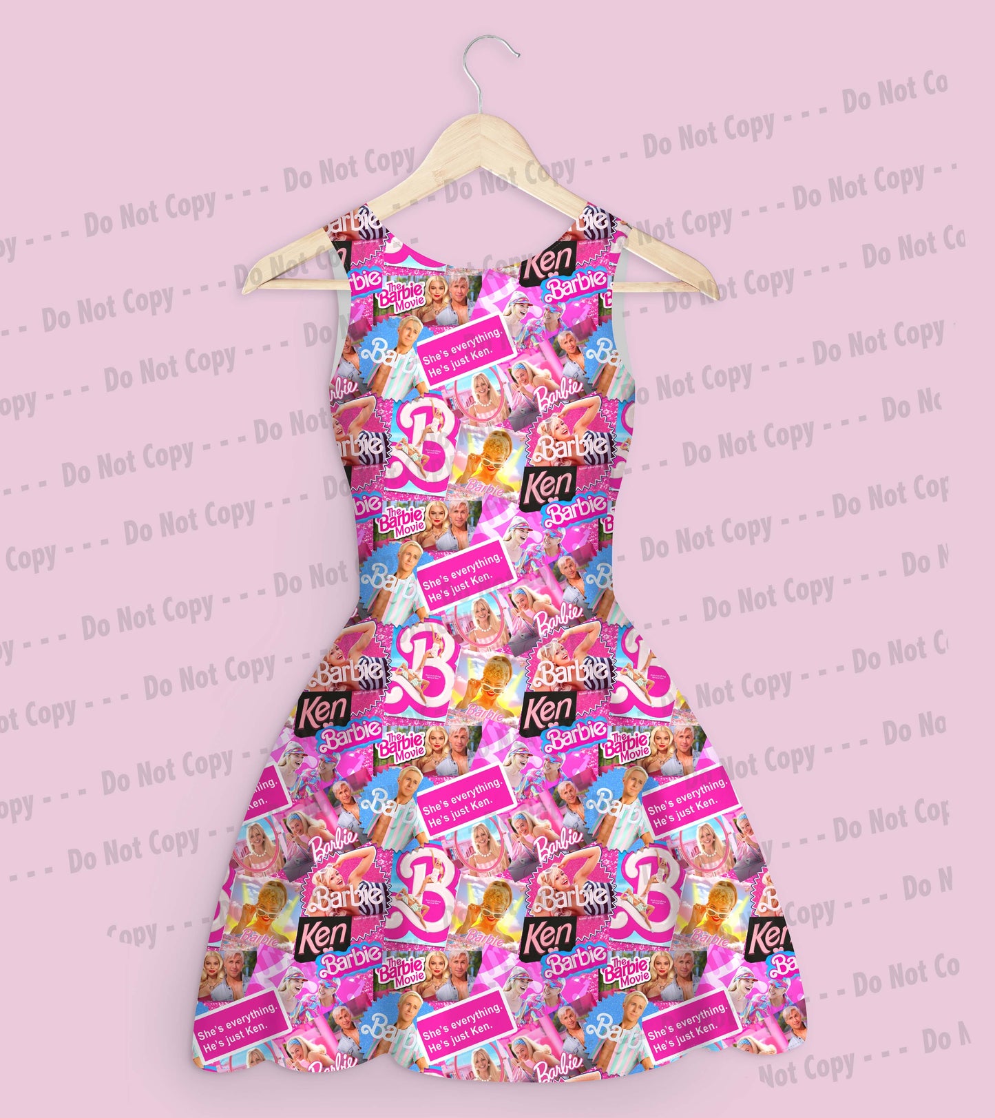 Barbie Movie Collage  - Seamless File