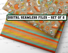 Load image into Gallery viewer, Pumpkin Spice~ Set of 2 - Seamless File

