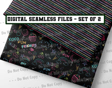 Load image into Gallery viewer, Sidewalk Chalk~Set of 2- Seamless Files
