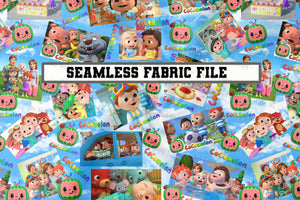 Cocomelon Squares- Seamless File