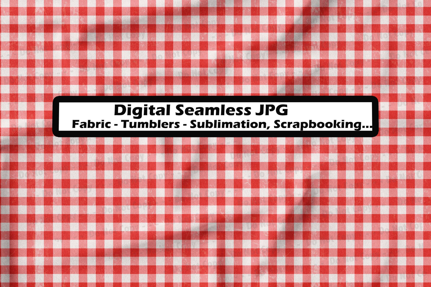 Red Gingham- Seamless Files