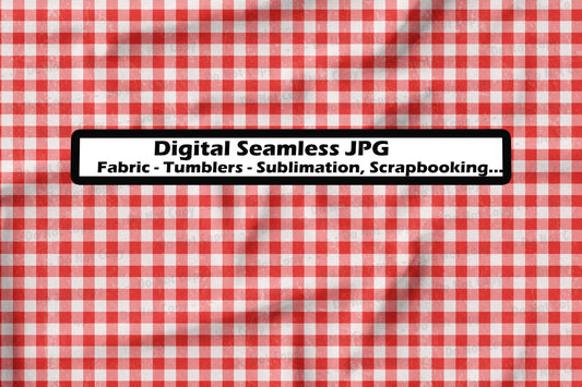 Red Gingham- Seamless Files