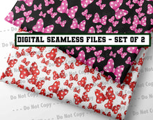 Load image into Gallery viewer, Minnie Bows~Set of 2- Seamless Files

