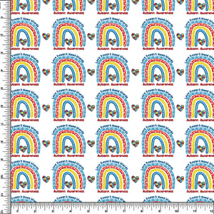 Autism Rainbow - Awareness     RTS