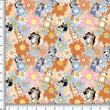 Load image into Gallery viewer, Blue Daisies ~ Blue Dog      RTS

