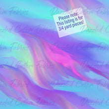 Load image into Gallery viewer, Purple Blue Neon Flow  3/4 Yard      RTS
