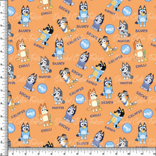 Load image into Gallery viewer, Blue Dog - Orange     RTS
