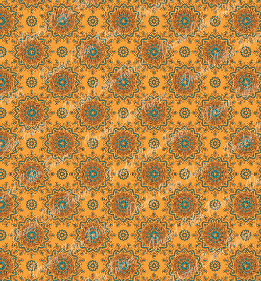 Boho Mandala - Mustard    RTS