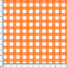 Load image into Gallery viewer, Carrot Watercolor Gingham   RTS
