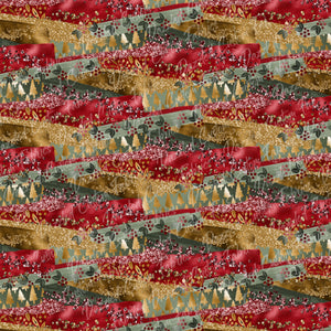 Christmas Trees & Holly Brushstroke      RTS