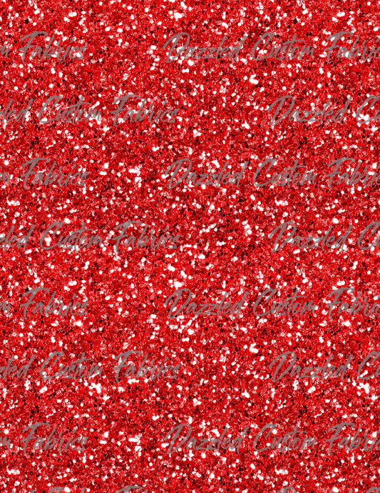 Chunky Red Glitter    RTS