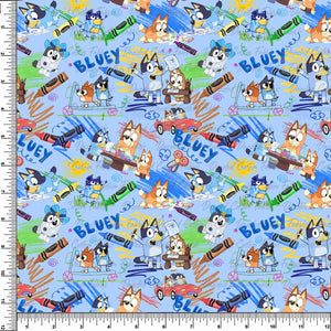 Color with Blue Dog  RTS