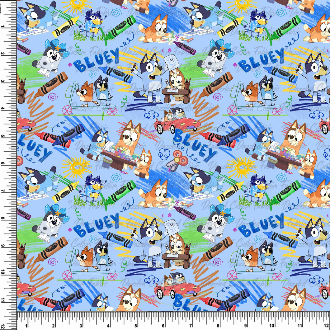 Color with Blue Dog  RTS