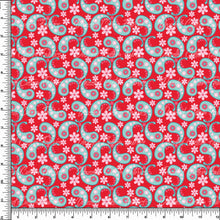 Load image into Gallery viewer, Dancing Red Paisley    RTS

