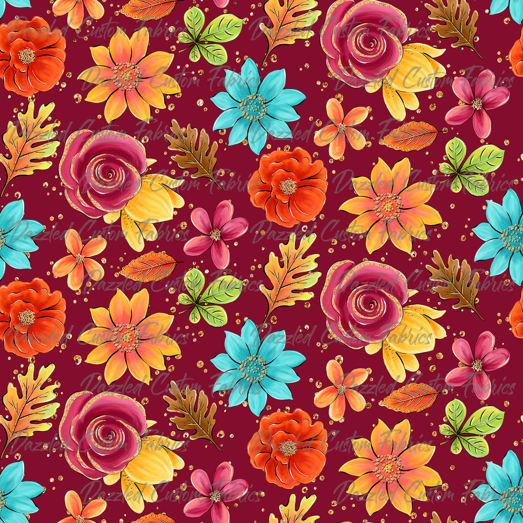 Fall-ing Flowers & Leaves   RTS