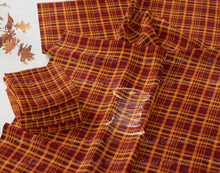 Load image into Gallery viewer, Fall Plaid - Burgundy    RTS
