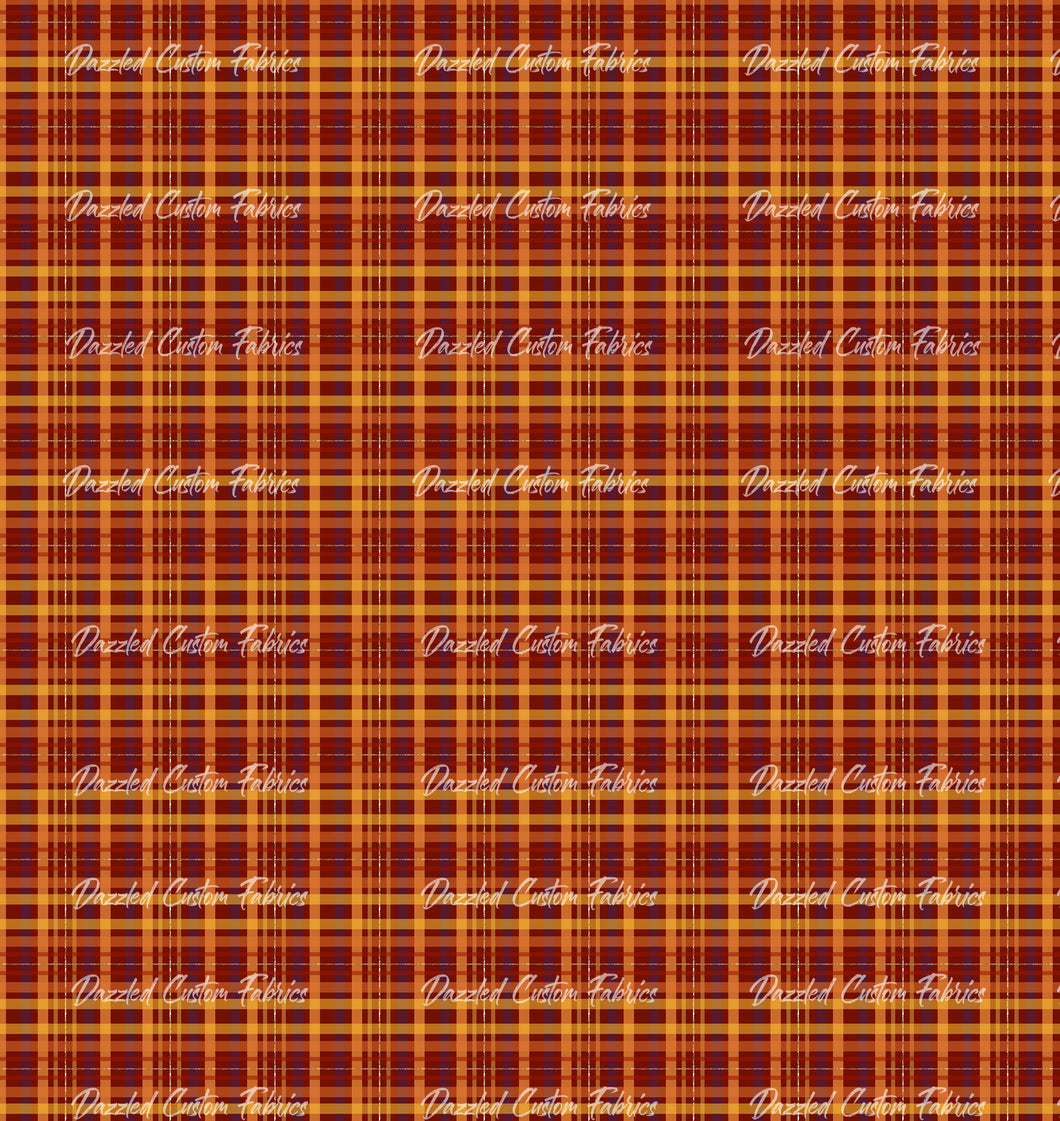 Fall Plaid - Burgundy    RTS