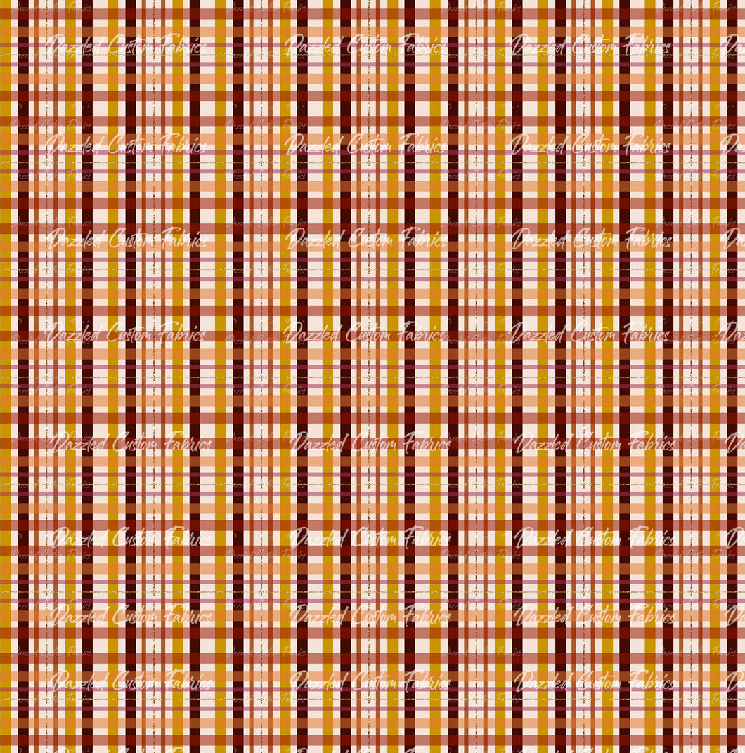 Fall Plaid - White     RTS