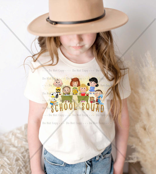 Back to School with Charlie  - Sublimation Transfer/Digital Image