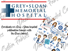 Load image into Gallery viewer, Grey&#39;s Hospital - Sublimation Transfer/Digital Image
