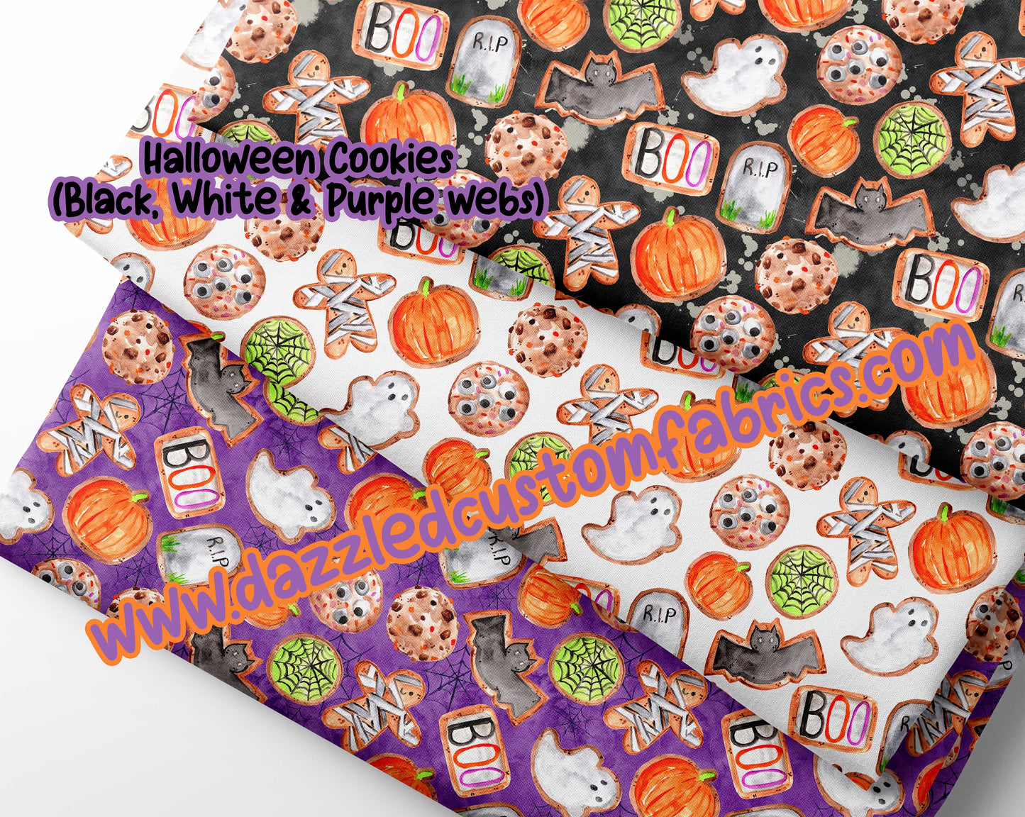 Halloween Cookies - Purple   RTS