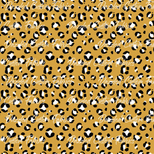 Leopard Print - Mustard    RTS