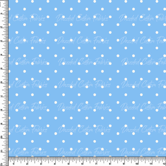 Light Blue Dots - Orange Slices collection      RTS