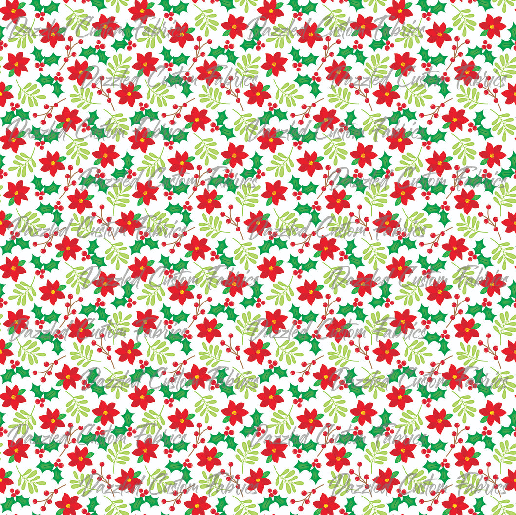 Christmas Poinsetta Floral      RTS