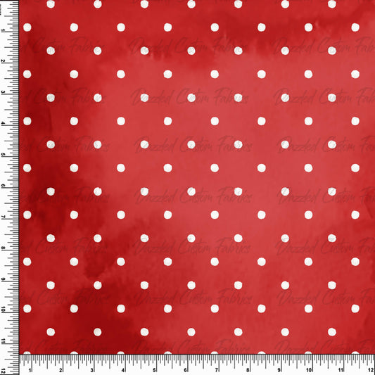 Watercolor Red Dots - RTS