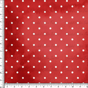 Watercolor Red Dots - RTS