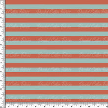 Load image into Gallery viewer, Muted Rust Stripes (Daisies)     RTS
