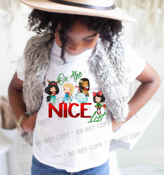 Nice List - Sublimation Transfer/Digital Image