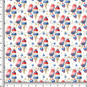 Patriotic Popsicles - White - RTS