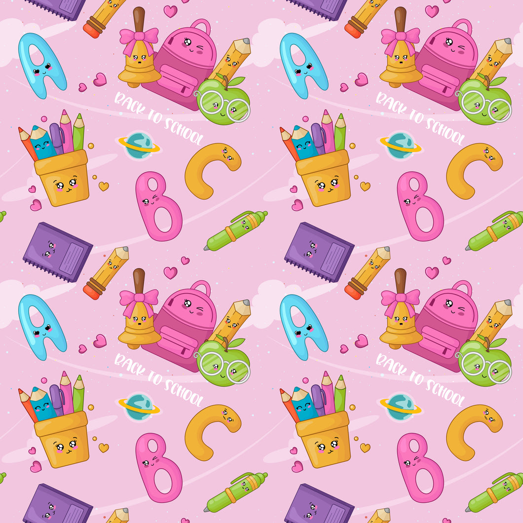 Pink Backpack- Back To School       RTS