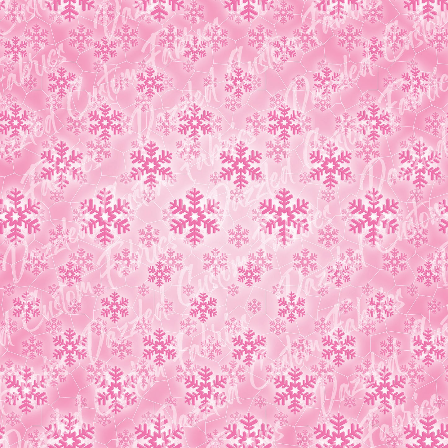 Pink Snowflakes     RTS