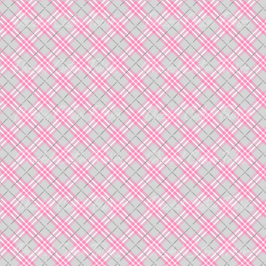 Pink Christmas Plaid     RTS