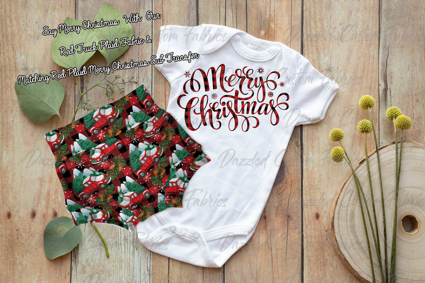 Merry Christmas - Sublimation Transfer/Digital Image