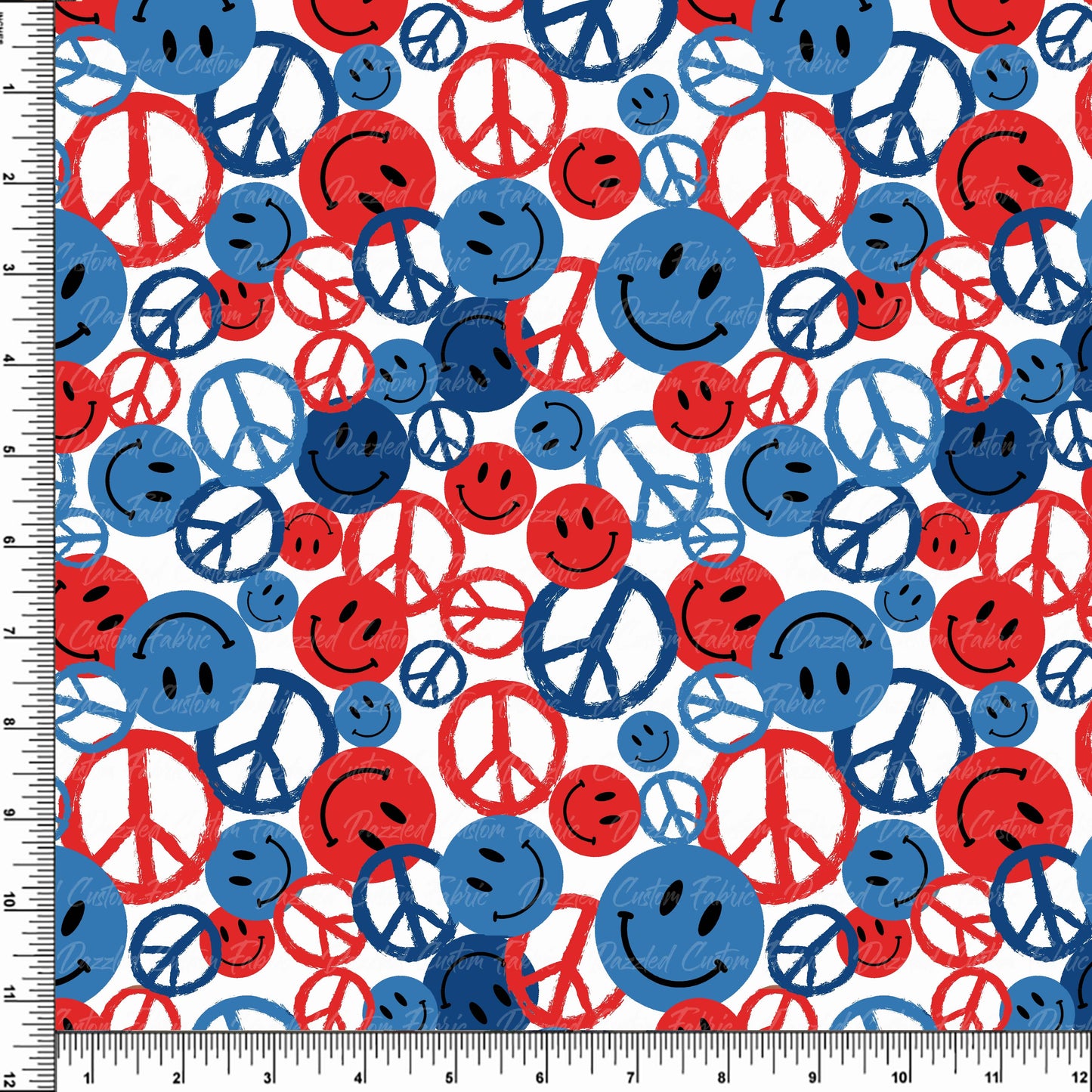 Red White Blue ~Peace & Smiles - RTS