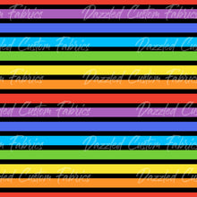 Load image into Gallery viewer, Rainbow Stripe Black   RTS

