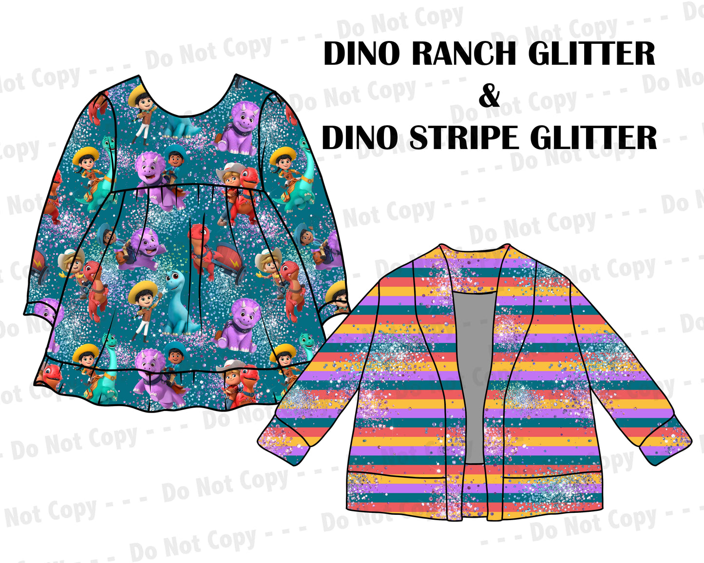 Dino Ranch Glitter - RTS