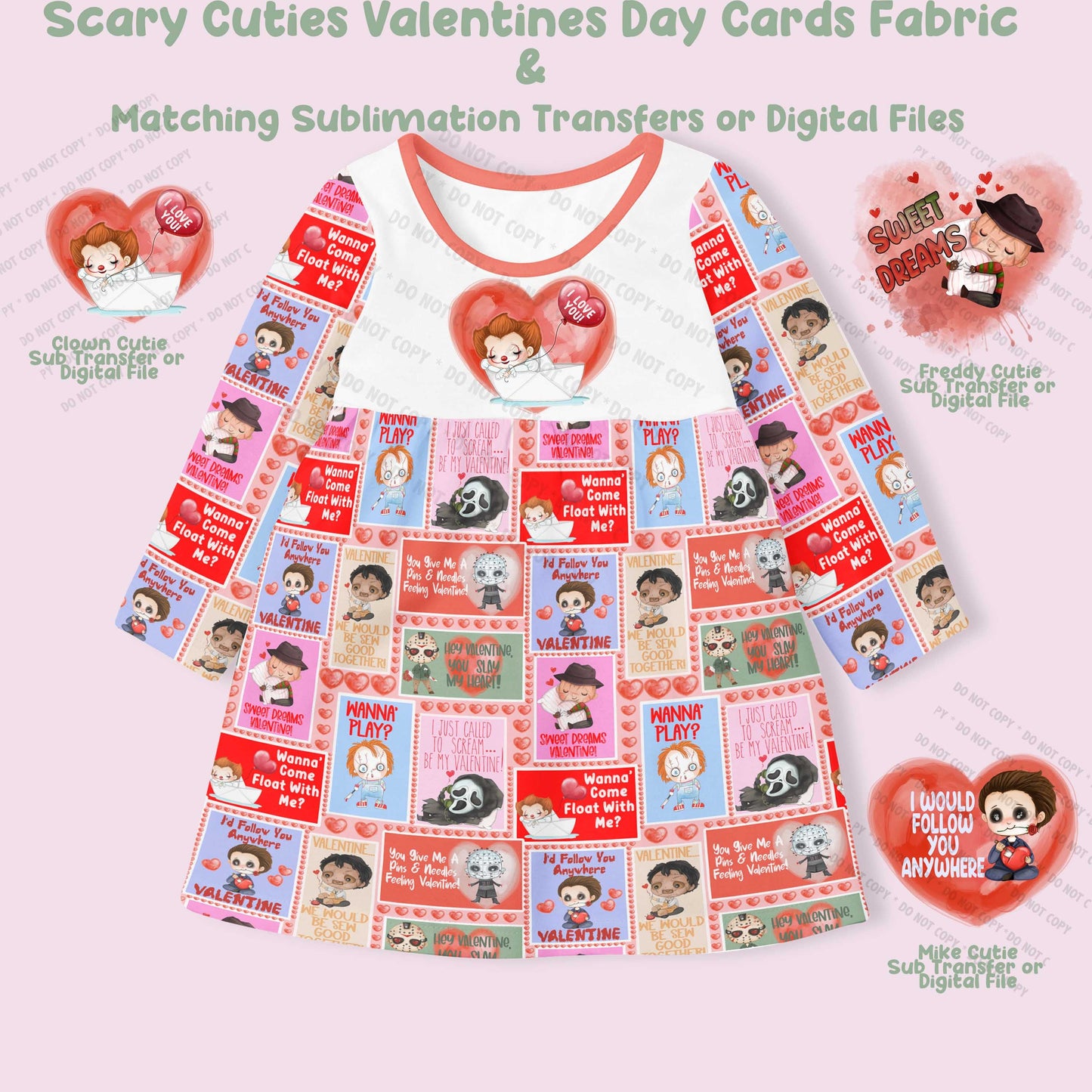 Scary Cuties Valentine Cards - RTS