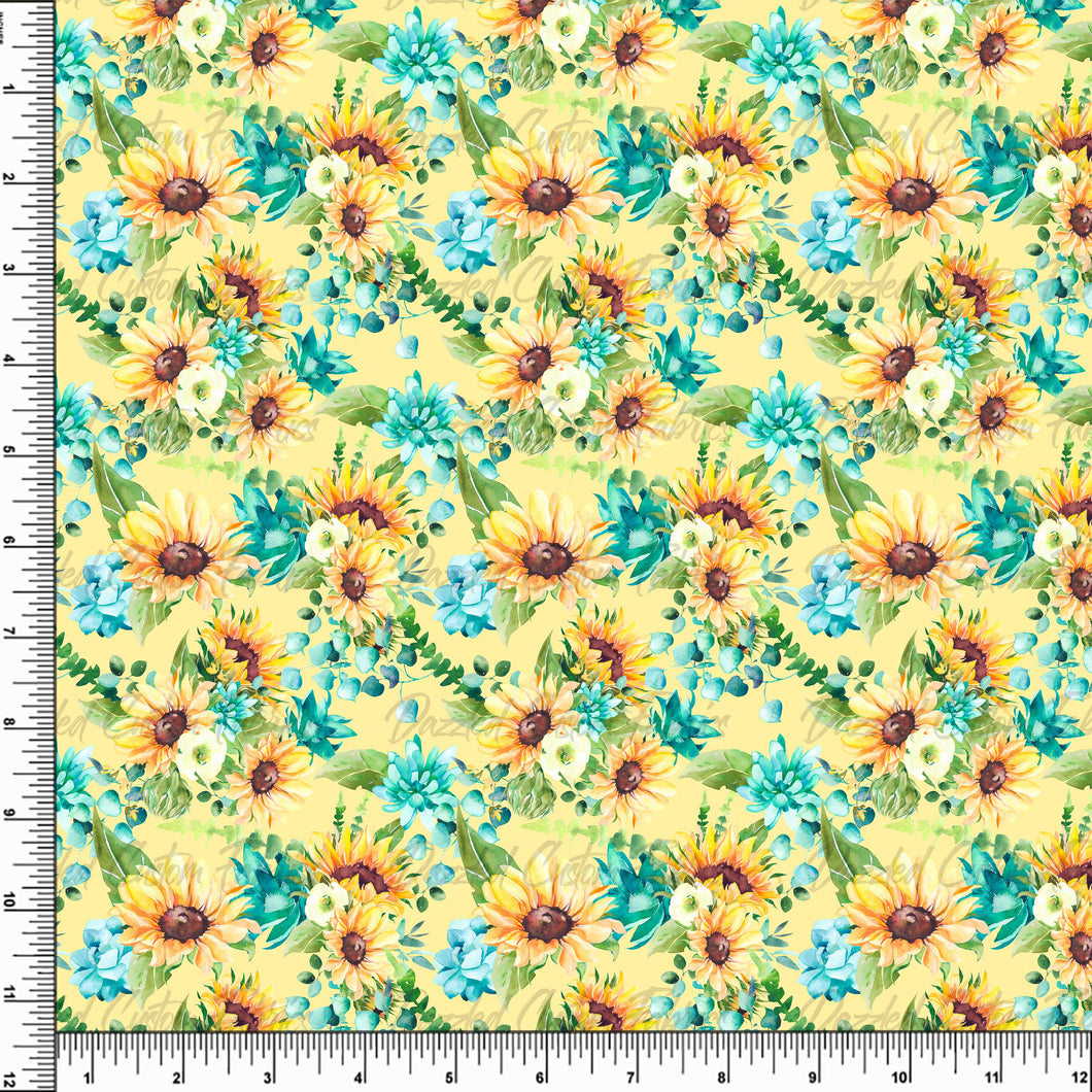 Watercolor Sunflowers  RTS