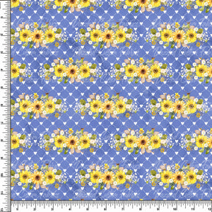 Watercolor Sunflowers & Hearts     RTS