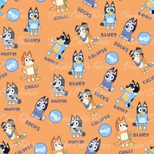 Load image into Gallery viewer, Blue Dog - Orange     RTS

