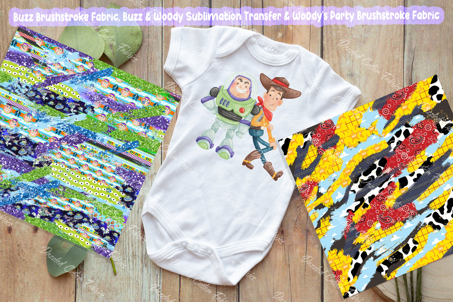 Buzz & Woody - Sublimation Transfer/Digital Image