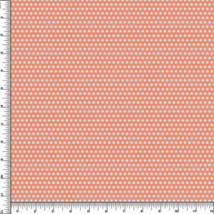 Coral Teal Small Dots    RTS