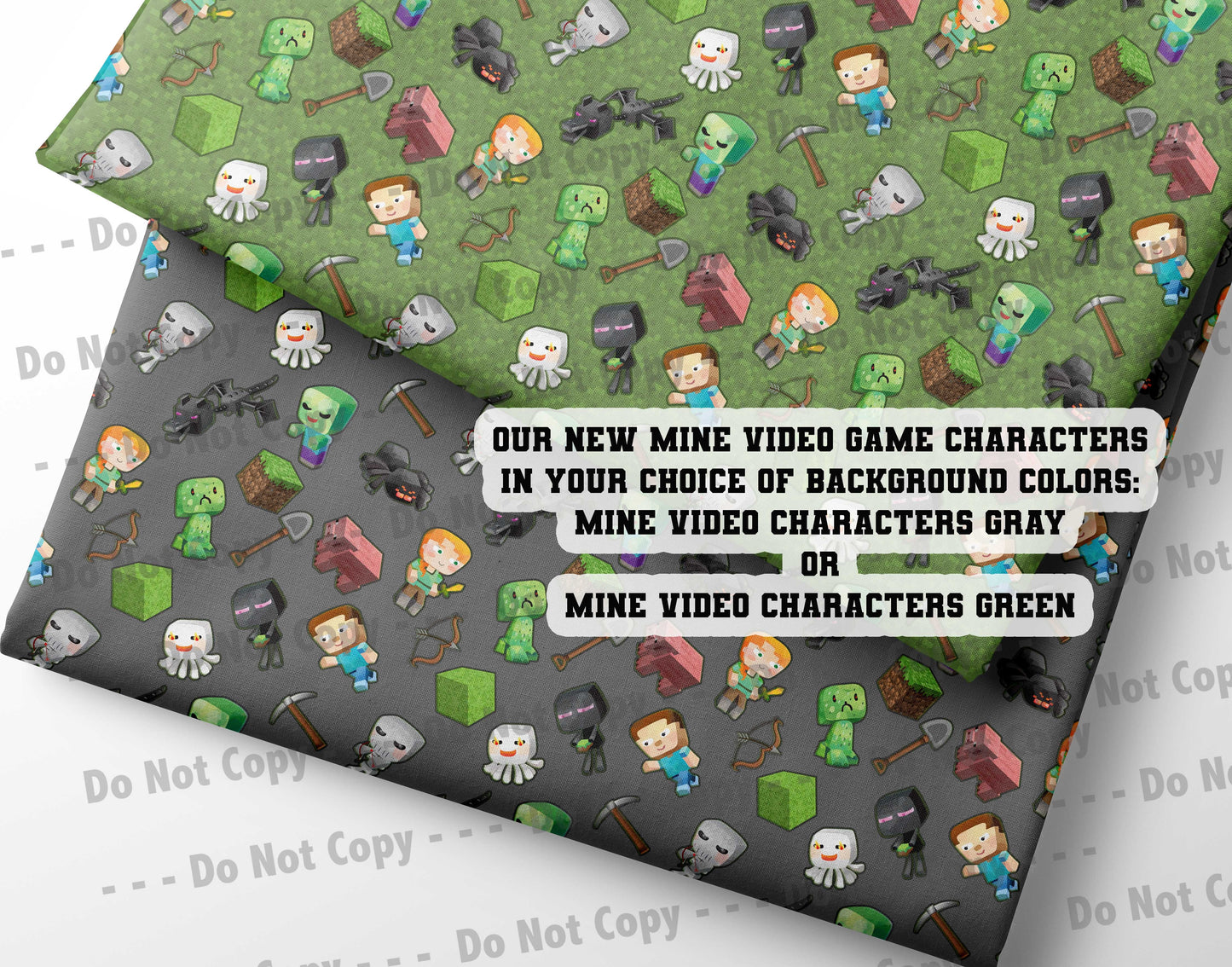 Mine Video Characters -Green  RTS