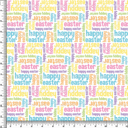 Peeps & Bunnies - Multi color Happy Easter      RTS